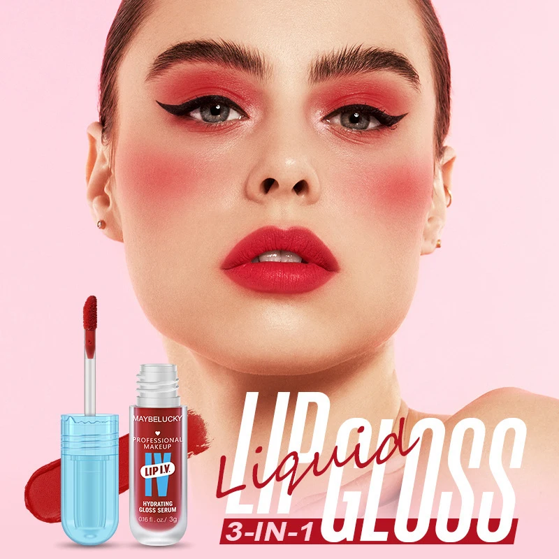 6 kolorów Velvet Mist Lip Mud, matowa szminka w kształcie kuli Lip Glaze długotrwały błyszczący uniwersalny makijaż do oczu usta twarz