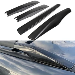 For Lexus RX350 RX400h RX330 2003-2008 2009 Car Accessories Exterior Roof Rack Rail End Cover Shell Cap Replacement 4PCS Black