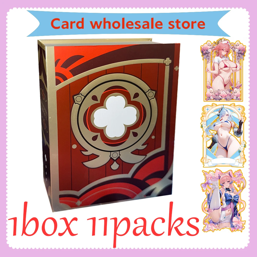 

2025 New Genuine Genshin Impact Cards Anime Figure Aether Jean Lisa Lumine Collection Card Children Toys For Gift irthday Gifts