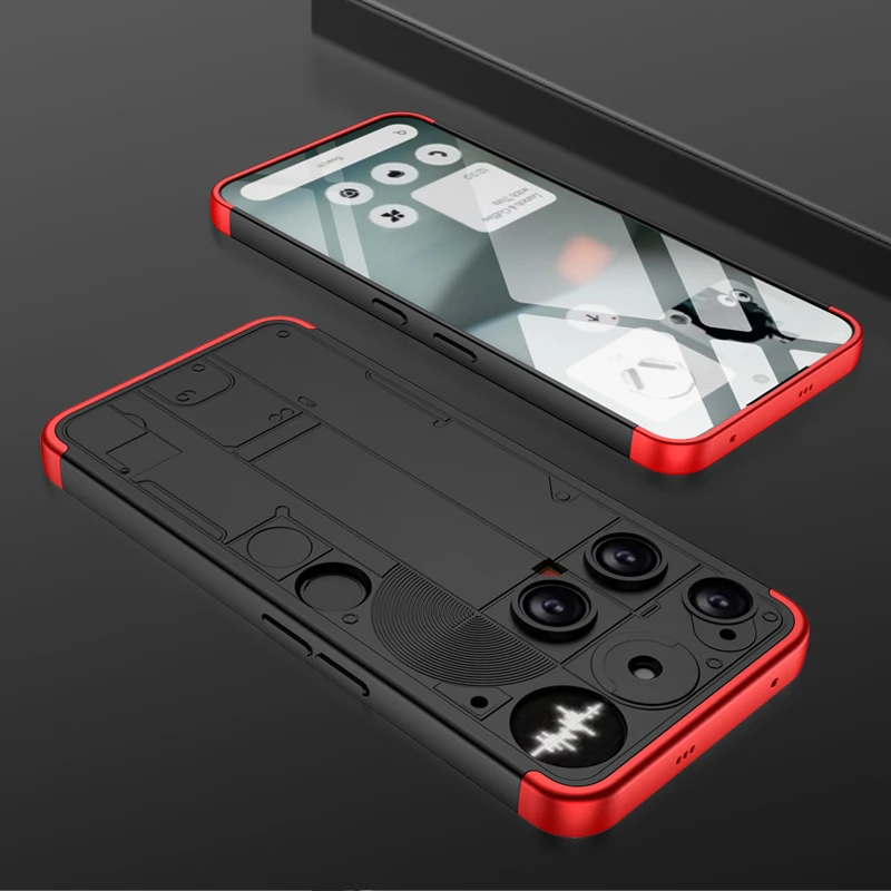 Für Nothing Phone 3 Hülle Hard PC 3-in-1 stoßfeste Schutzhülle für NothingPhone 3 Full Cover Phone Shell