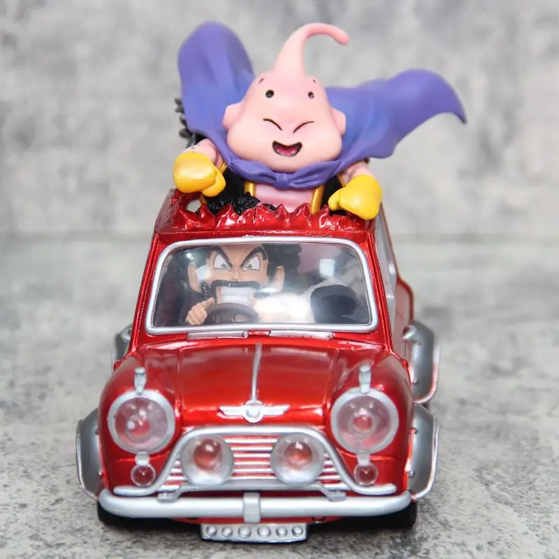 14cm Dragon Ball Z Fat Buu Anime Figures Majin Buu Figurine Mr. Satan Drive Car Pvc Statue Collectible Model Decoration Gift Toy