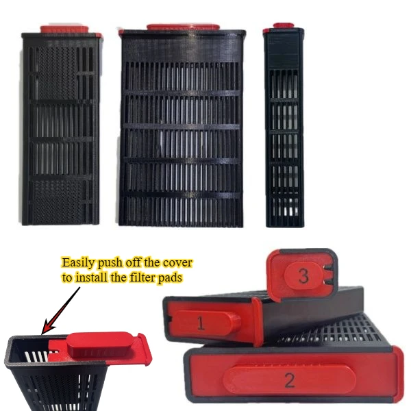 For Xiaomi Mijia intelligent fish tank modification physical filter module  cotton modification can be removed  replaced washing