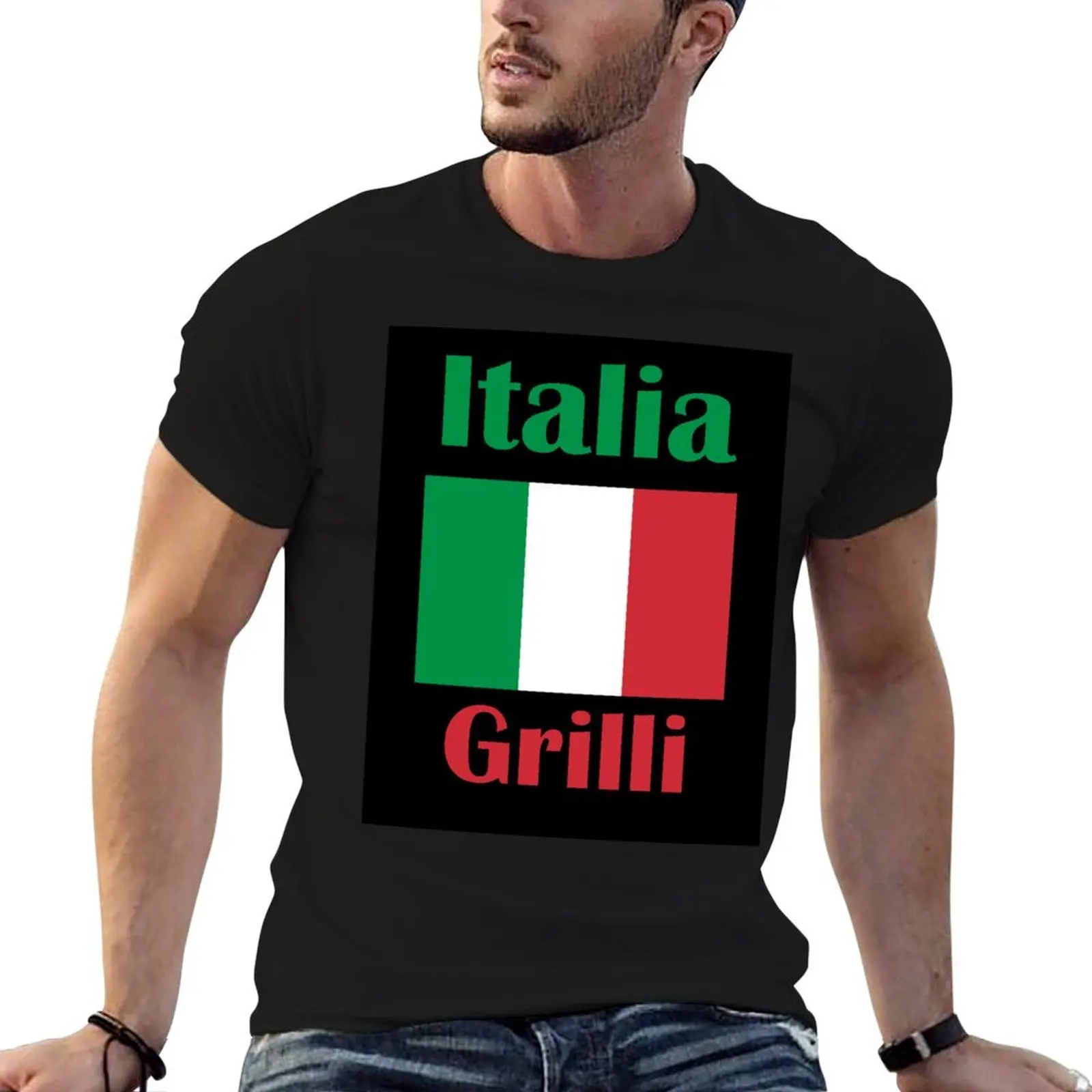 

Grilli Italy T-Shirt t shirt man cotton cotton t shirts man 100% T-Shirt