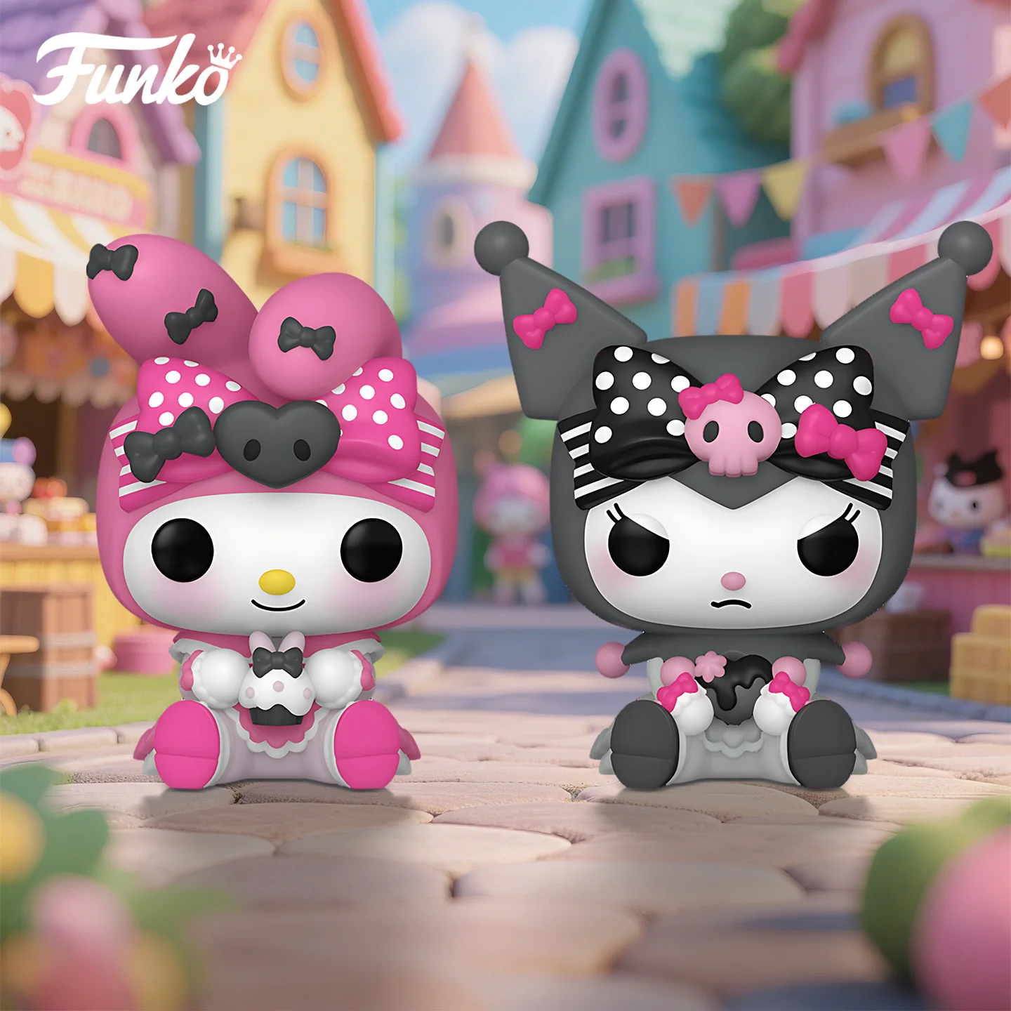 

Sanrio Funko Pop Animation & Cartoons My Melody & Kuromi 2-Pack (Anniversary) Peripheral Figurines Toys Collectible Ornaments