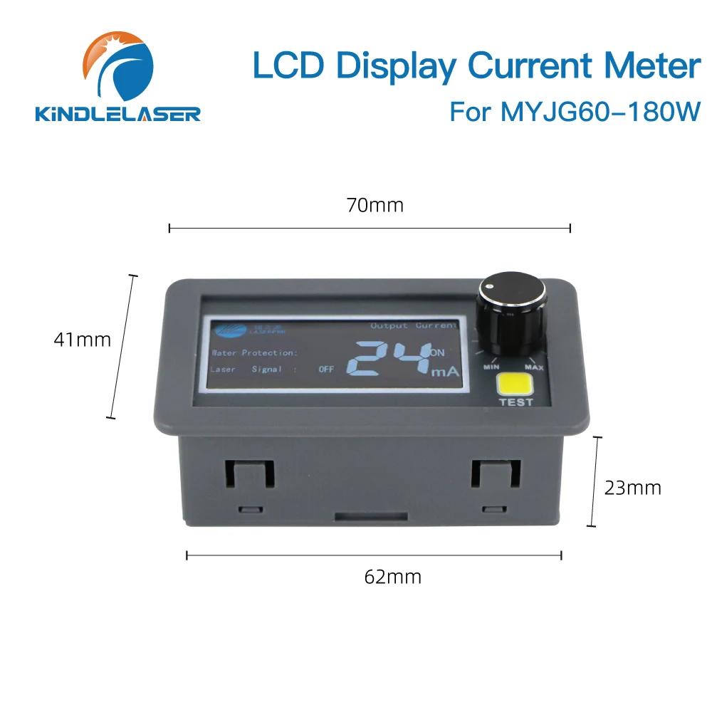 Kindlelaser LCD Display CO2 Current Meter External Screen for MYJG HY Series 100W &150W CO2 Laser Power Supply