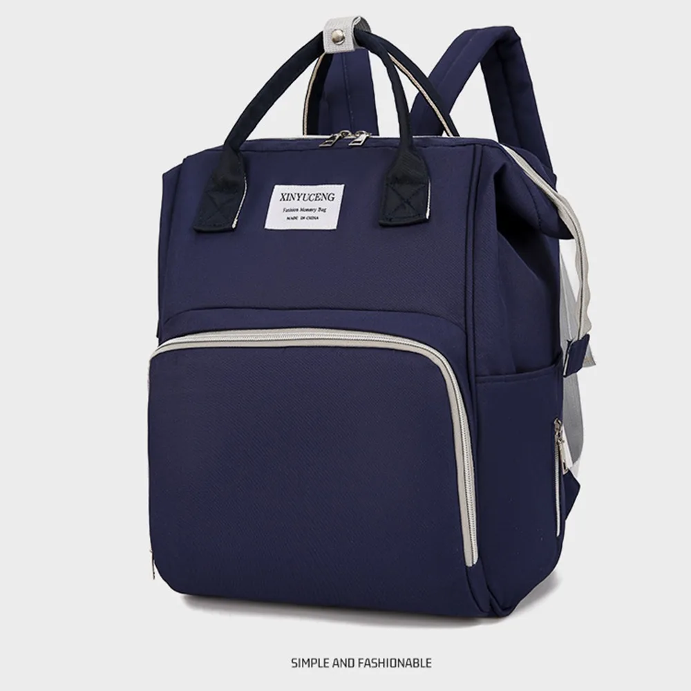Multifunctional Mommy Backpack Large Capacity Oxford Cloth Baby Diaper Bag Wear-resistant Portable Mommy Shoulder Bag Mother