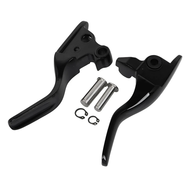 Super Sale Smooth Shorty Brake Clutch Levers for Harley Road Tri Street Glide FLHX FLHXXX