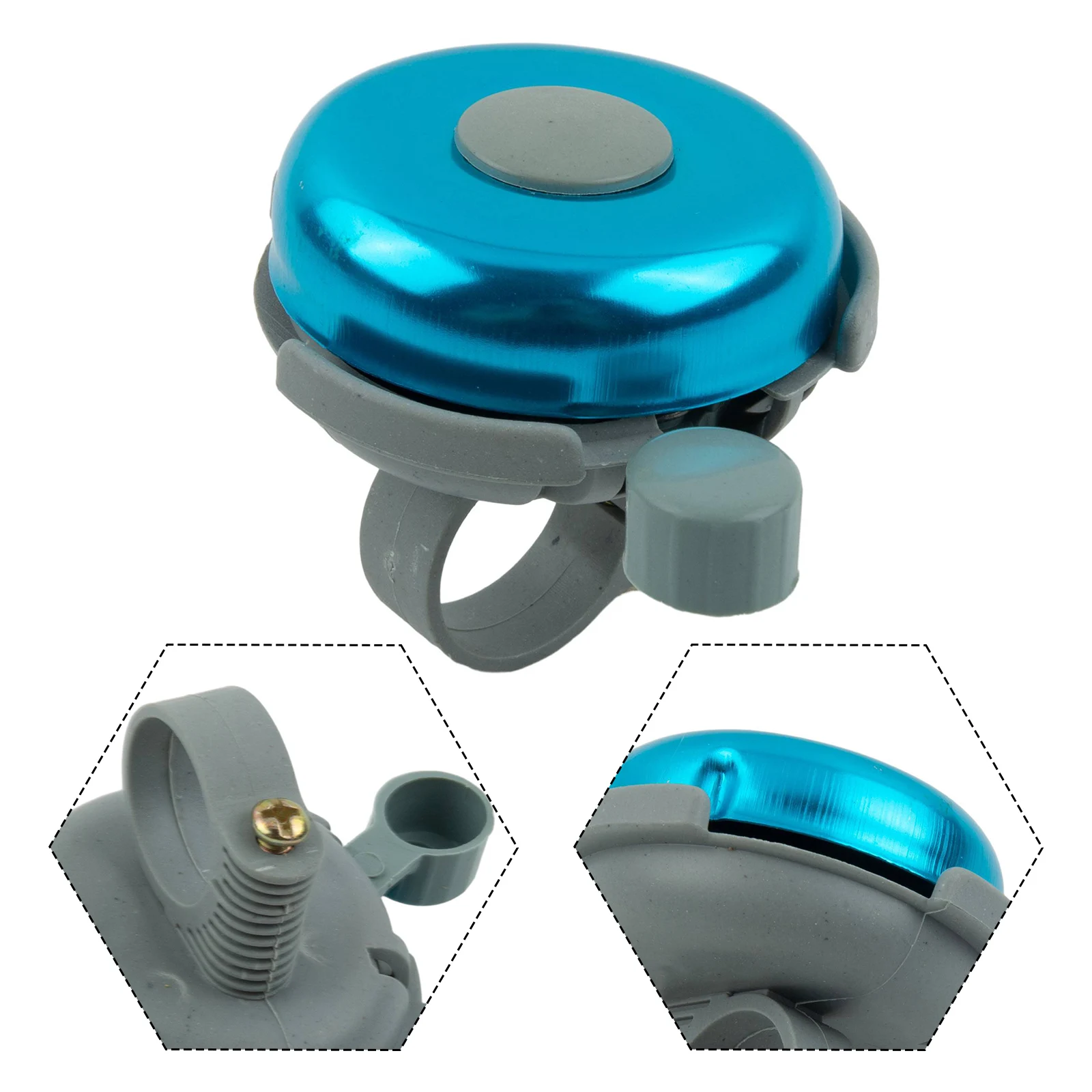 Cycling Bell Loud and Clear Bell Sound Suitable for 22mm Handlebars Enhances Safety on the Road Complete with Accessories