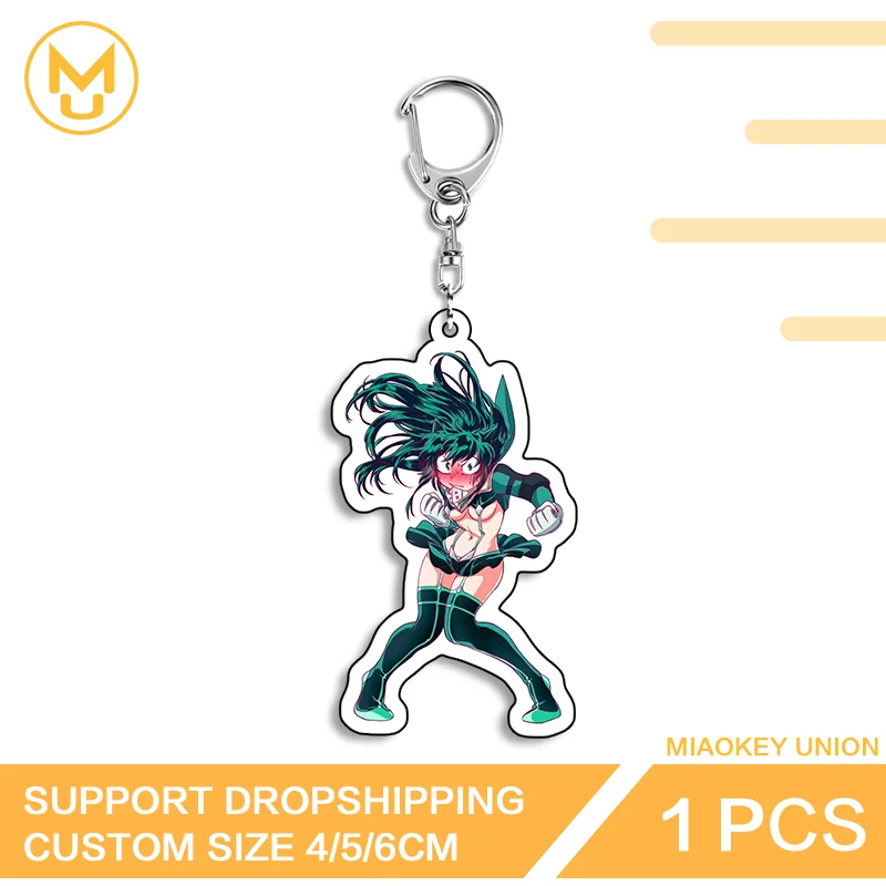 Attractive Anime Character High Quality Amusing Double Sided Acrylic Keyring Innovative Simplicity Simple Daily Accessory