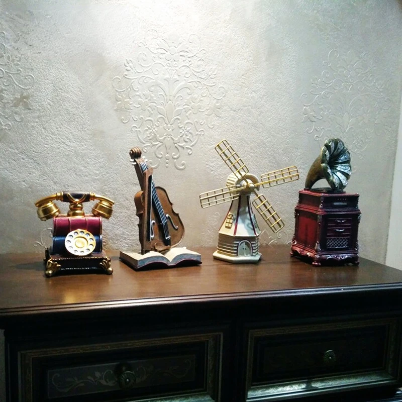 

Nordic retro model home accessories knickknacks wine cabinet home decorations creative office desktop furnishings