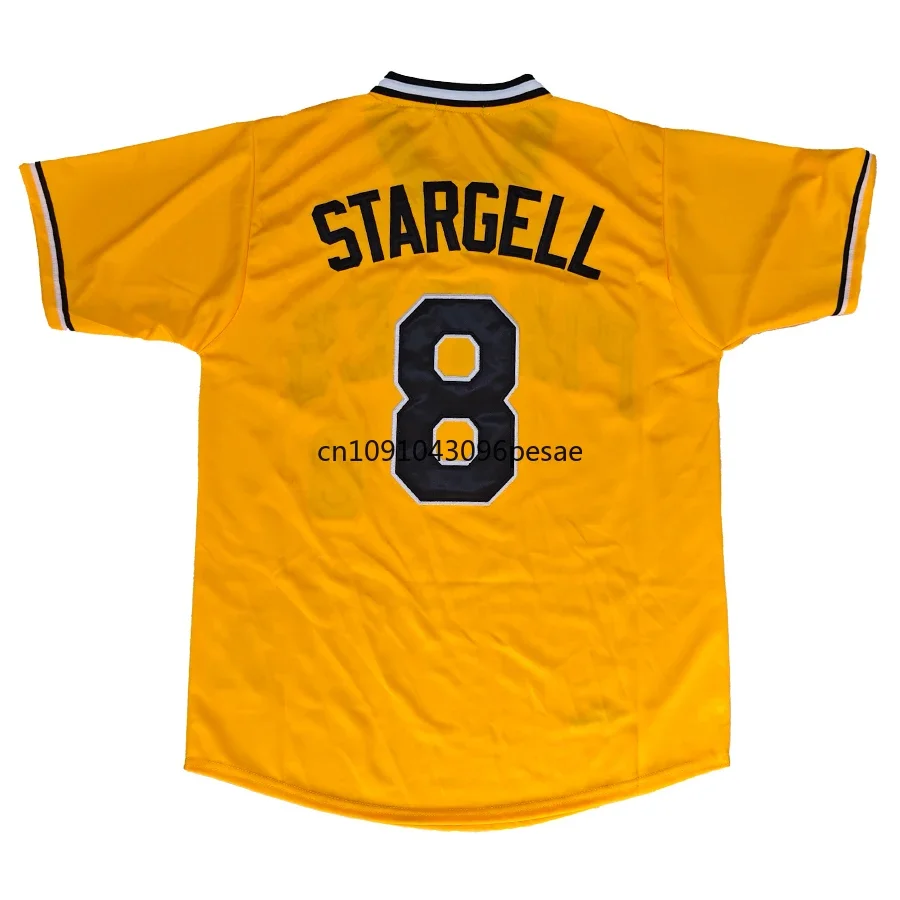روبرتو كليمنتي جيرسي 21 الأمريكية بيتسبرغ ريترو البيسبول الفانيلة 8 ويلي ستارجيل جيرسي جميع مخيط الولايات المتحدة رجل حجم M-XXXL