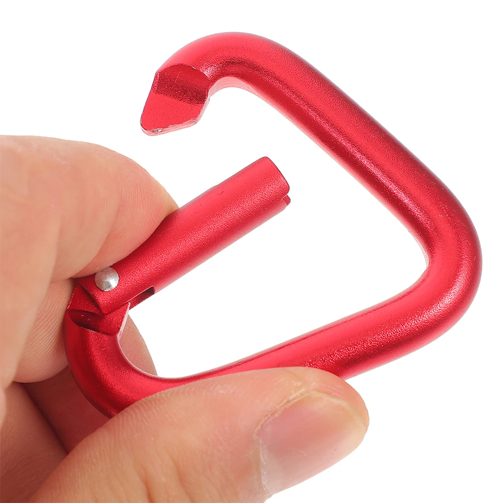 

3pcs Triangle Climbing Carabiner Durable Aluminum Heavy Duty Outdoor Camping Rope Hooks Keychain Speaker Gym Triangle Buckle