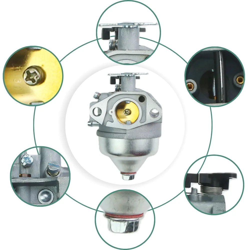 For Honda Lawn Mower Carburetor Kit, Fit GCV190 HRB217 HRX217 Engine, Replacement for Lawn Mower Garden Power Equipment