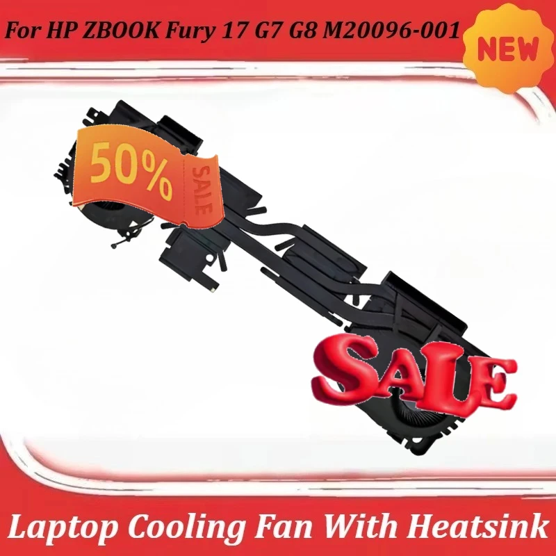 

For HP ZBOOK Fury 17 G7 G8 M20096-001 Laptop Cooling Fan With Heatsink Cooling Module
