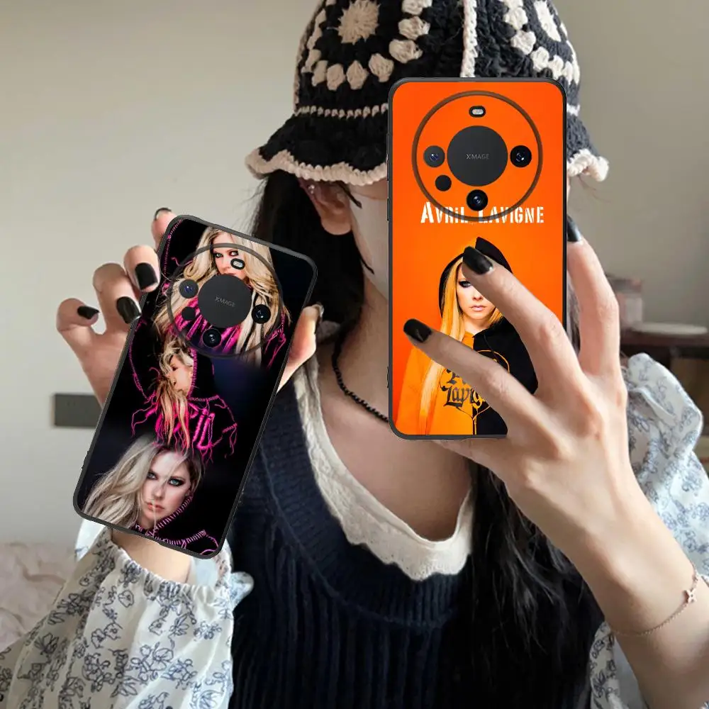 Avril Lavigne Matte TPU Mobile Phone Case for Huawei Mate 60 50 40 30 20 10 Pro Plus Lite E 5G Colorful Printing Cover