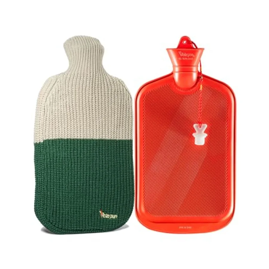 

Knit Rubber Hot Water Bottle with Wool Blend Cover Size: XXX-Large Hot Water Bottles for Pain Relief BPA and PVC Free 100 Fl Oz
