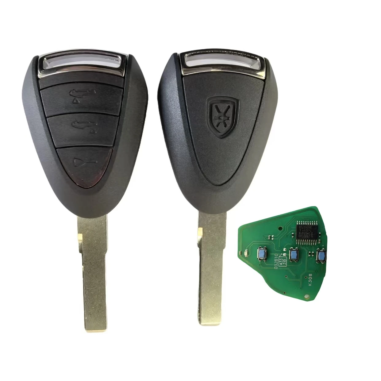 Jingxin สําหรับ Porsche 911 Boxster Cayman 2005 2006 2007 2008 2009 2010 2011 Remote Car Key Fob 315/433 Mhz ID46 ชิป LXP-VIM244 key