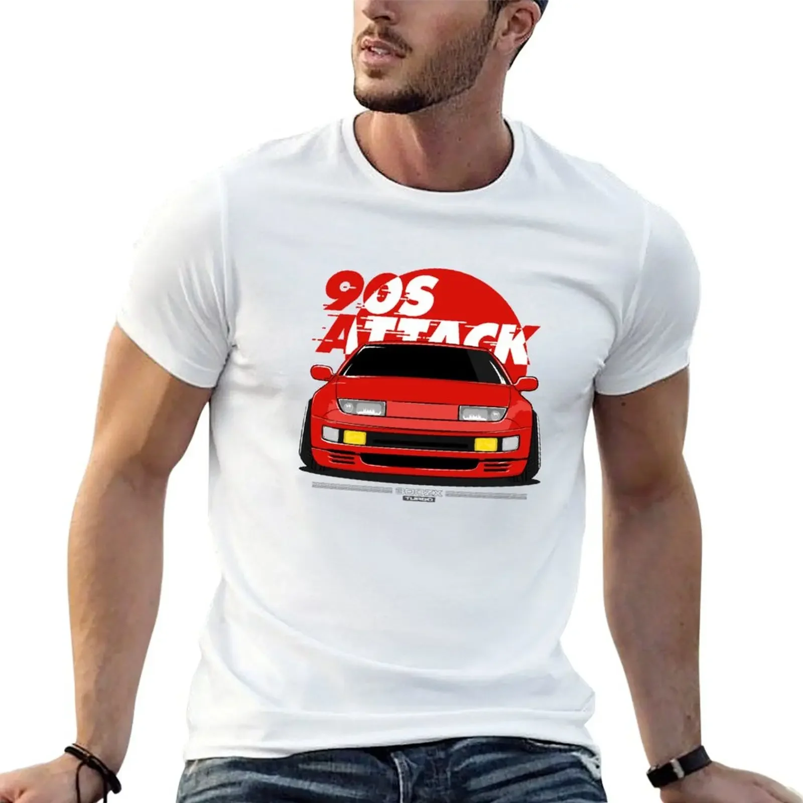 Fairlady 300zx 90s Attack T-Shirt vintage t shirts anime figures summer tops workout shirts for men