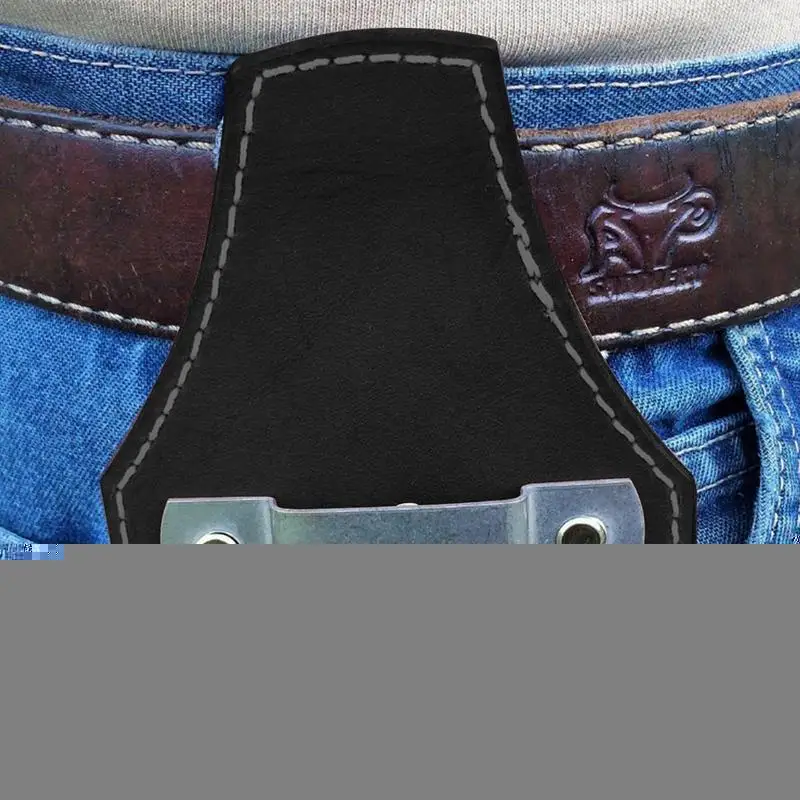 1pcs Tape Measure Tool Bag Holder leather Waist Pocket Pouch Belt Holder for Standard Tape Measures Plumber Carpenter