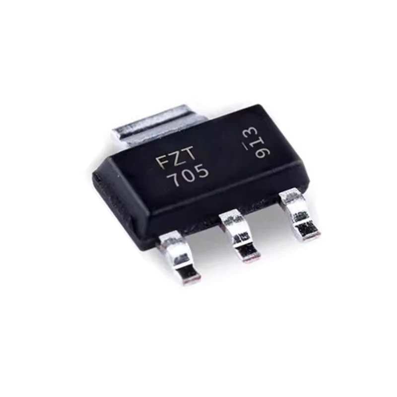 5PCS FZT705TA  FZT705 SOT-223 PNP power Darlington transistor