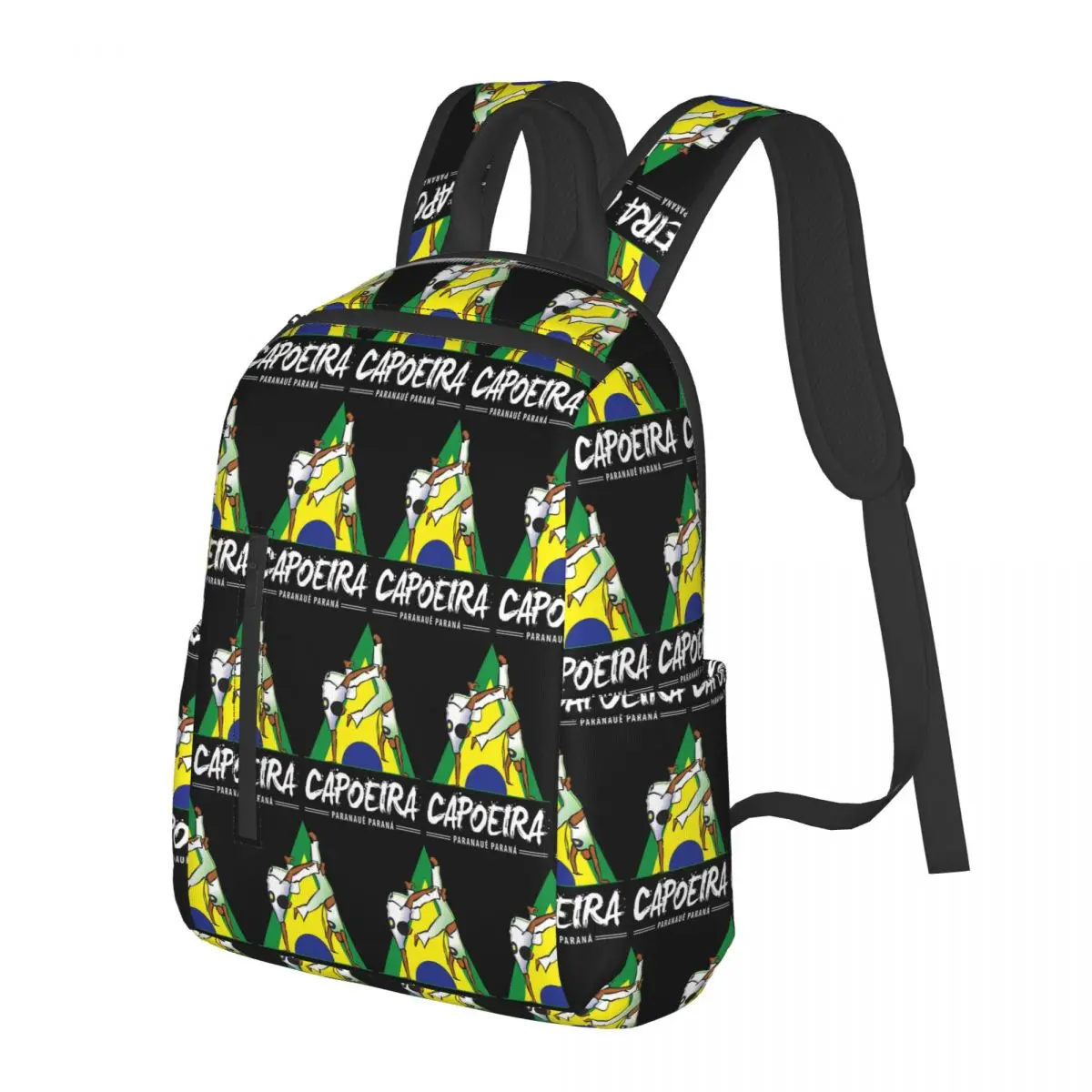 

Capoeira Paranaue Student Backpack School Bag Hiking Travel Daypack for Men Women Bookbag Shoulder Bags