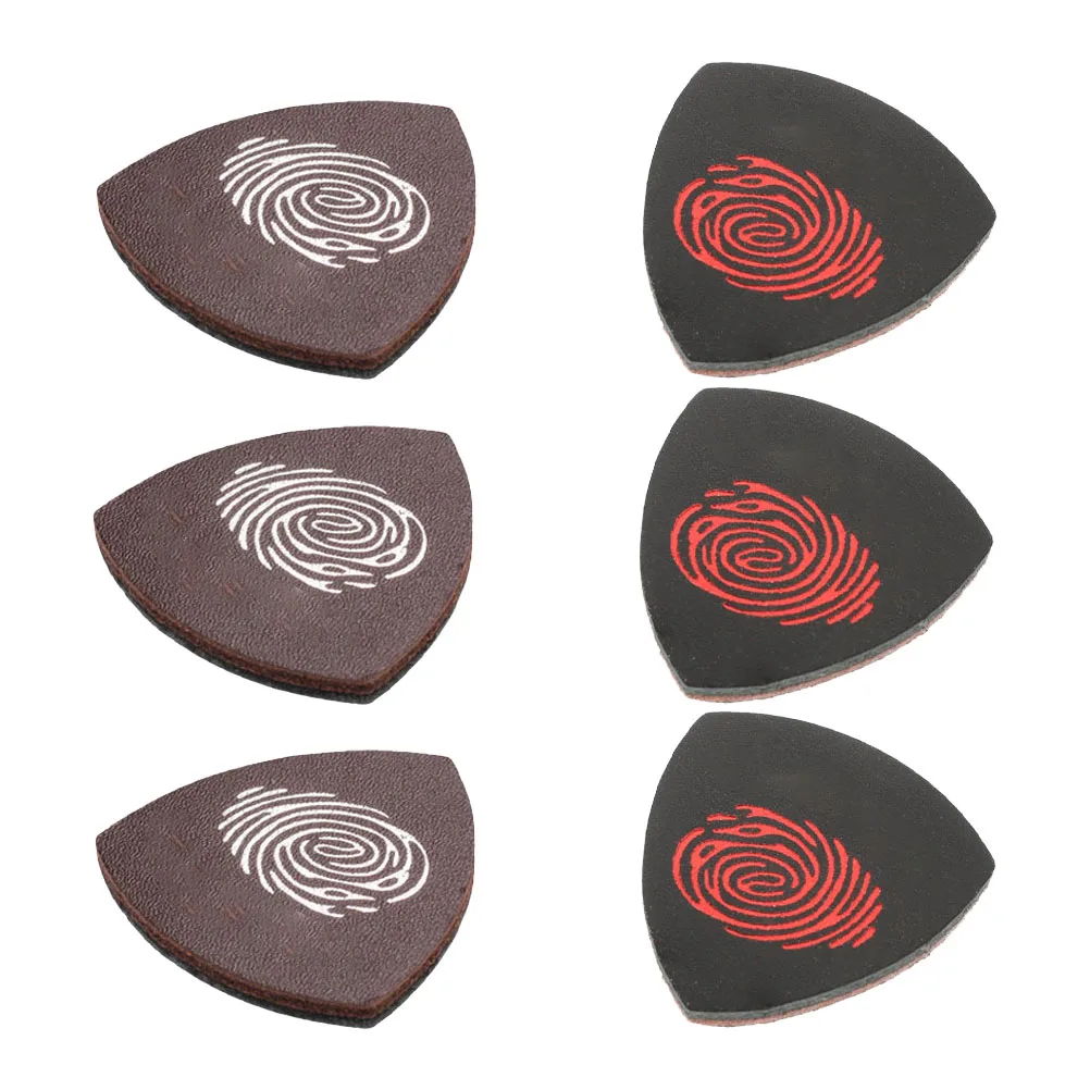 

6 Pcs Ukulele Picks Guitar Finger Major Accessories Acoustic Pu for Plectrums