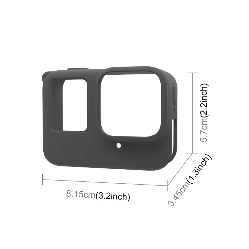 PULUZ Silicone Case For Insta360 Ace Pro Action Camera Body Shockproof Protective Cover with Lens Cap