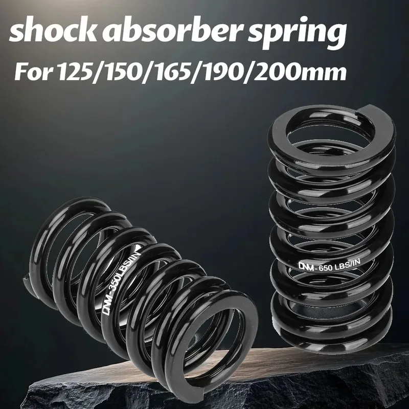 125/150/165/190/200mm Rear Shock Spring, 30mm 350/450/550/650lbs Compression Spring for Mountain Bike & Scooter