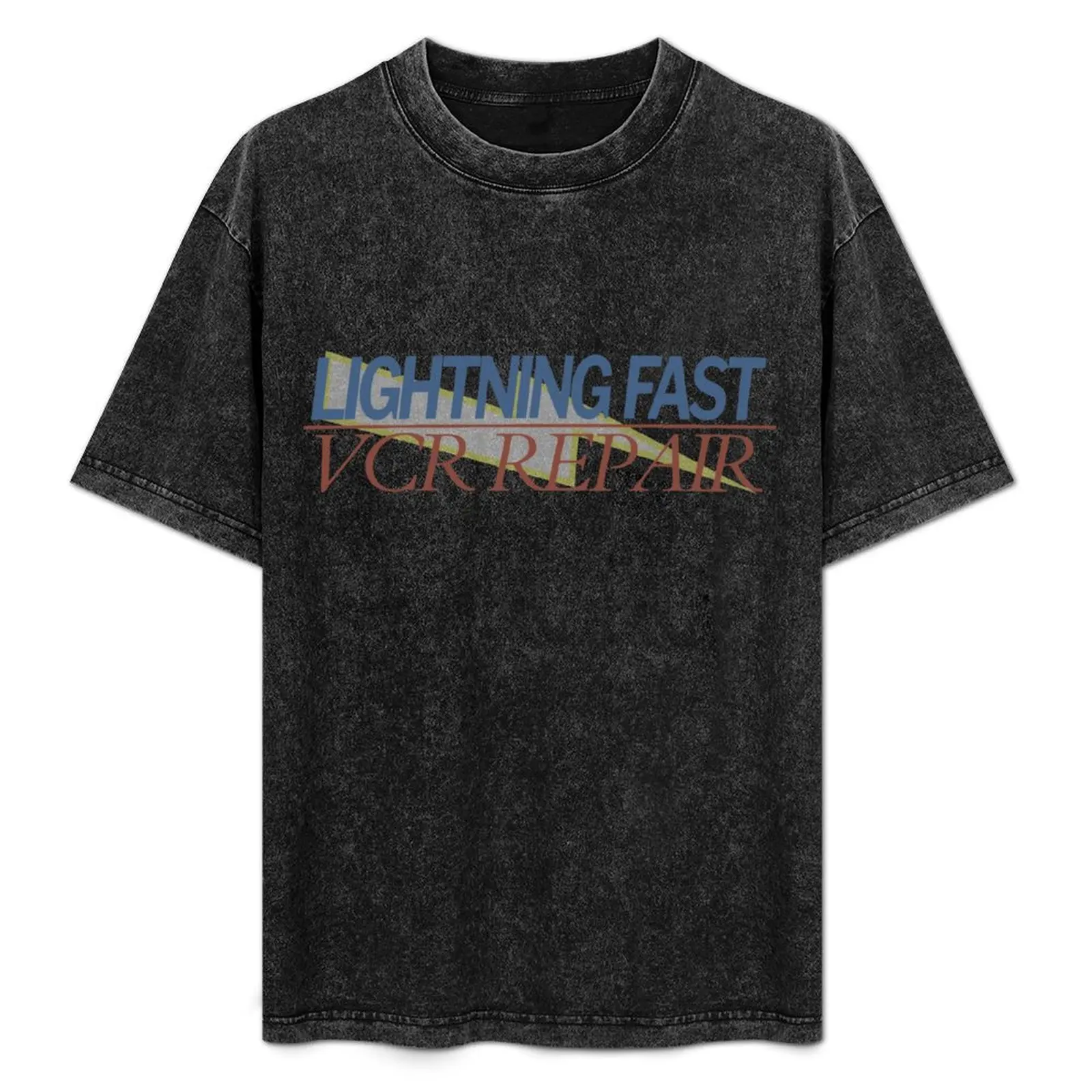 

Lightning Fast VCR Repair T-Shirt Trendy Print Short Sleeve T-Shirt