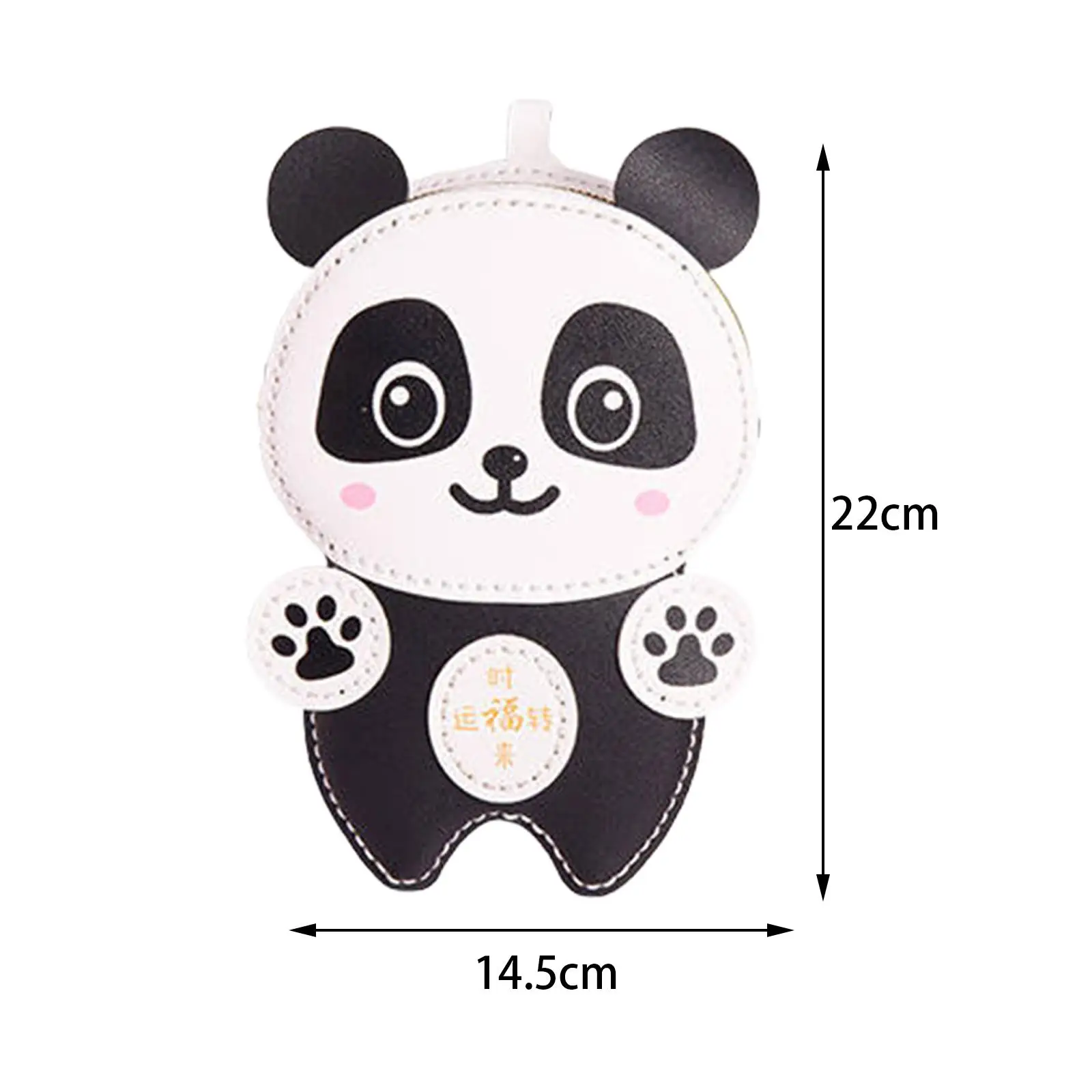 DIY Bag Making Material Kit Cartoon Panda PU Leather Hand Knitting Craft DIY Shoulder Bag Kit for Beginners Adults Kids Girls