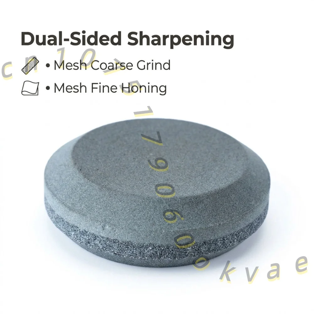 Whetstone Round Double-Sided Knife Sharpener 120/280 Grit Kitchen Tool