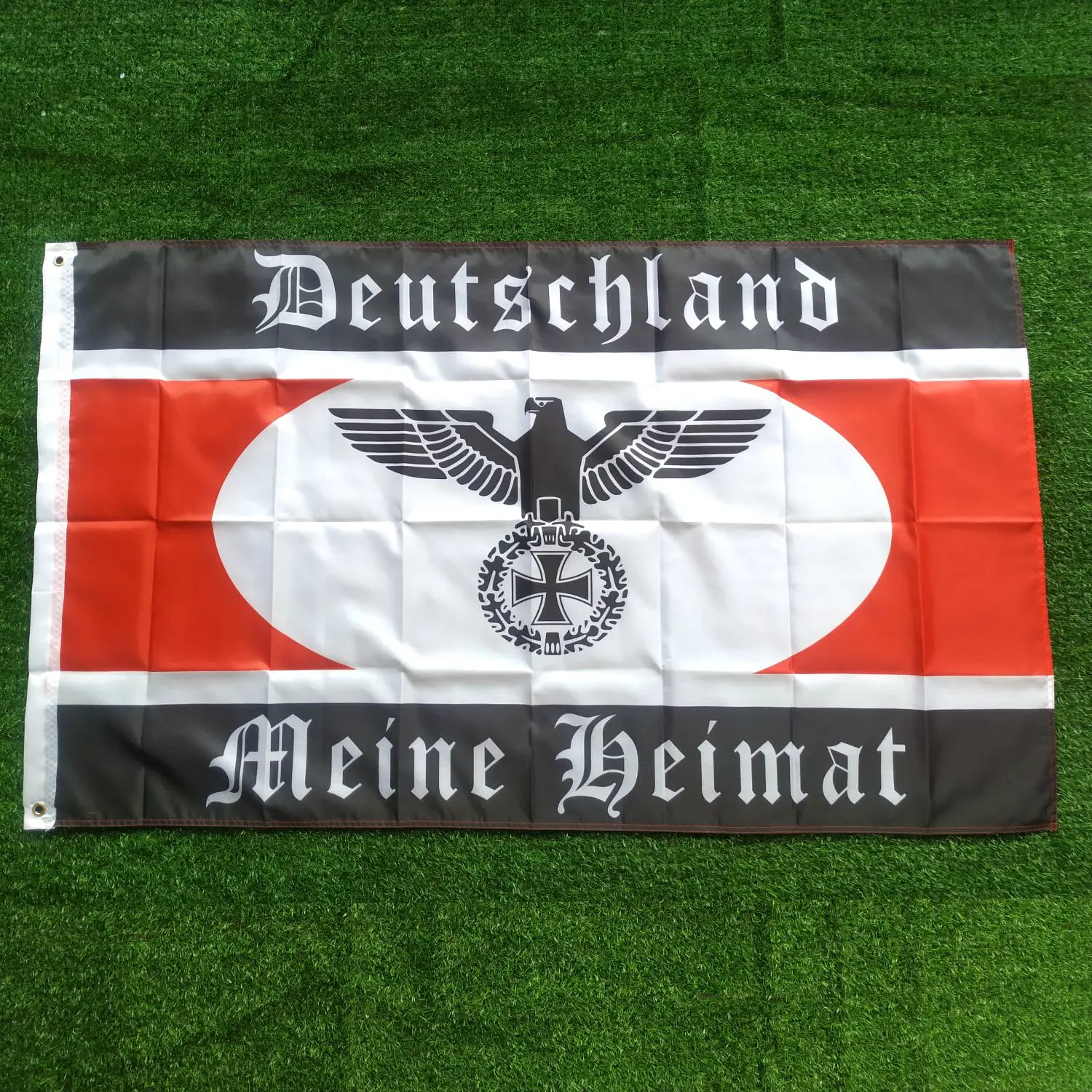 Fahne Flagge Deutsches Reich Deutschland meine Heimat Schwarz Rot - Multiple sizes to choose from Double Sided Printing Banner