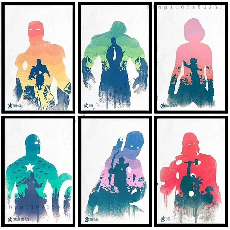 1pc frameless Diamond Paintings  Avengers Marvel Superhero Poster Diamond Painting Spiderman Wall Art Picture Living Room Deco