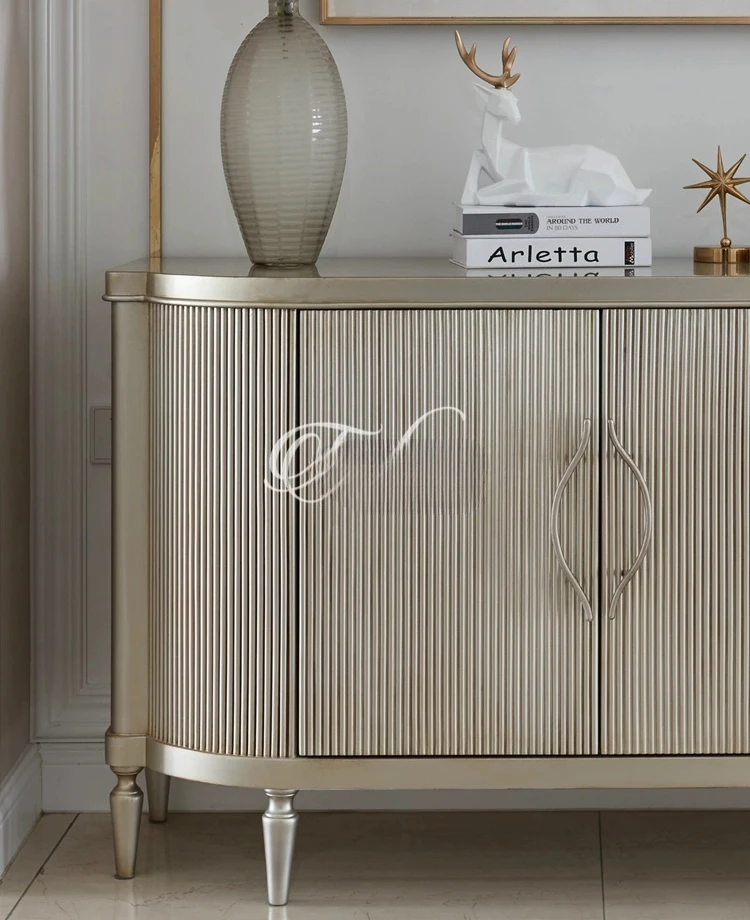 H2H Neoclassical light luxury porch cabinet, home decoration cabinet, foyer locker