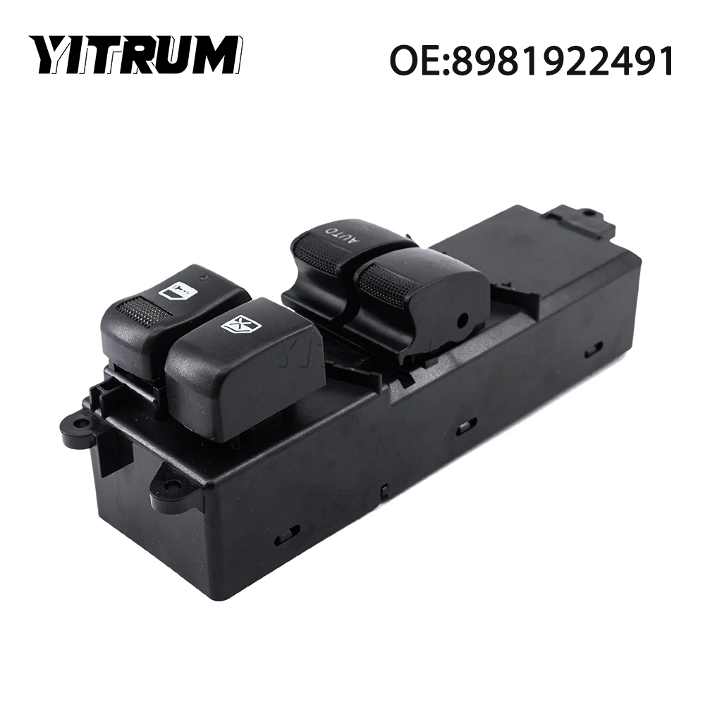 

YITRUM 8981922491 8-98192249-1 Front Right Car Electric Power Master Window Switch For Isuzu D-Max Dmax 2011 2012 2013 2014-2019