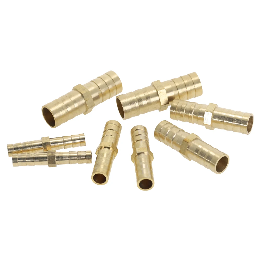 Brass Splicer Pipe Fitting  T X Y U Type Hose Barb 4mm 6mm 8mm 10mm 12mm Copper Barbed Connector Joint Coupler Adapter