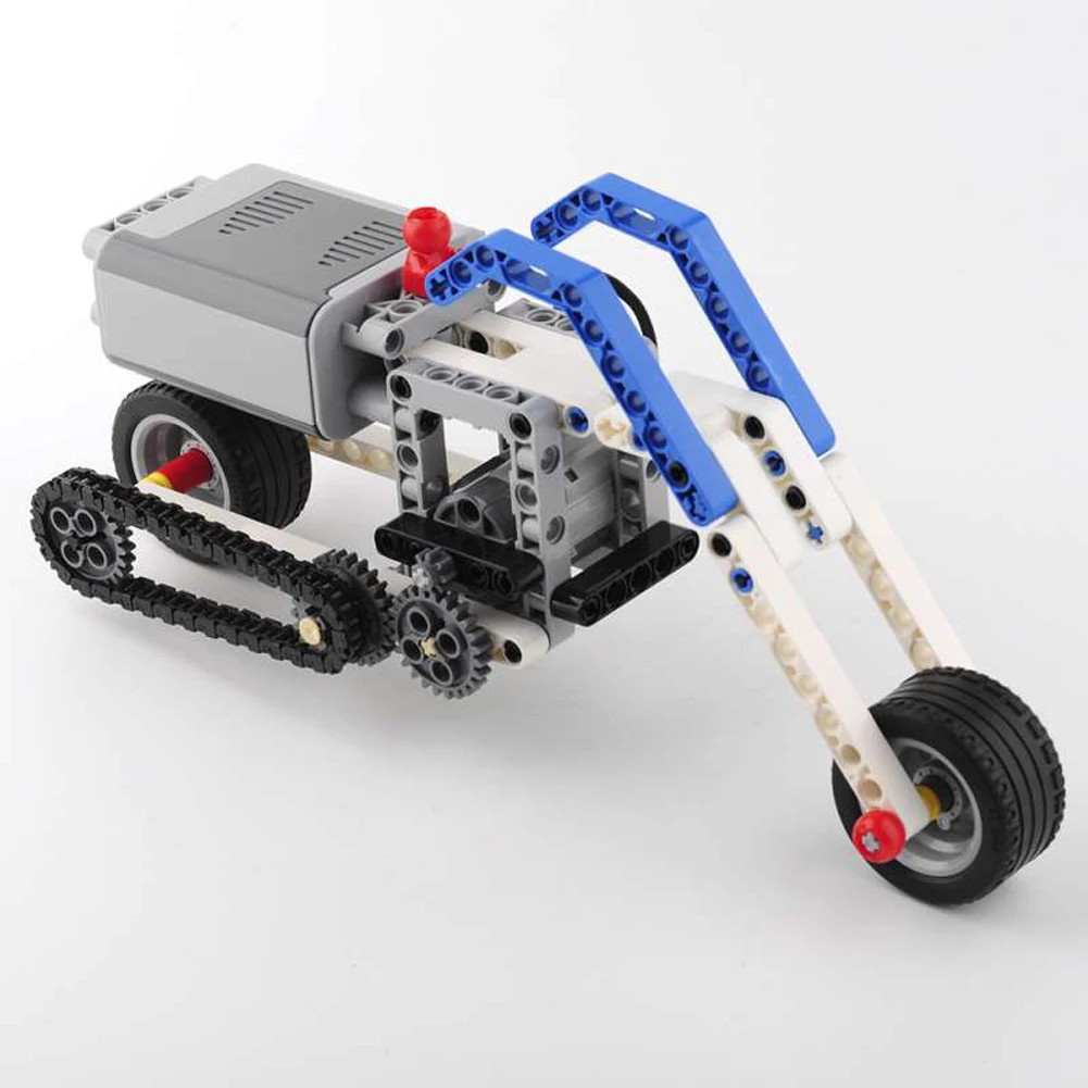 Juego técnico de bloques de construcción MOC para niños, juego de bloques de construcción con Motor M y caja de batería AA, Compatible con legoeds,