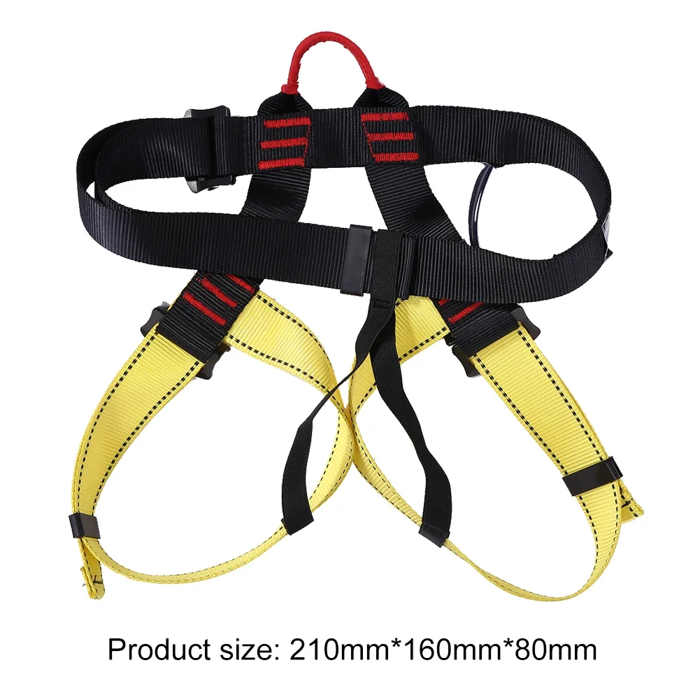 Outdoor Rock Climbing Harness Half Body Safety Belt Aerial Survival Equipment Professional Waist Support Half Body Harness