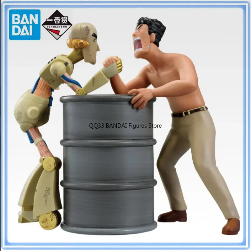 BANDAI Original Ichiban Kuji Crayon Shin-chan Vol.2 Nohara Hiroshi Robot Dad Character Action Model Desktop Decoration