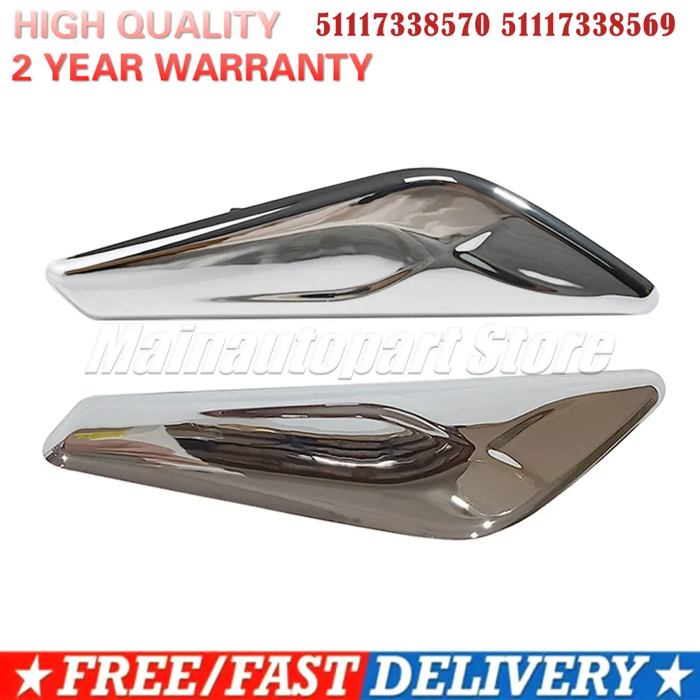 L 51117338569 R 51117338570 Front Left or Right Side Fender Chrome Trim Finisher For BMW X3 X4 F25 F26