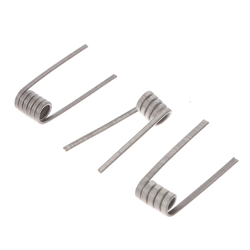 10 шт. XFKM сверхтонкая сплавленная катушка Клэптона A1 SS316 Ni80 Alien для MTL RDA RTA RBA бак с высокой устойчивостью