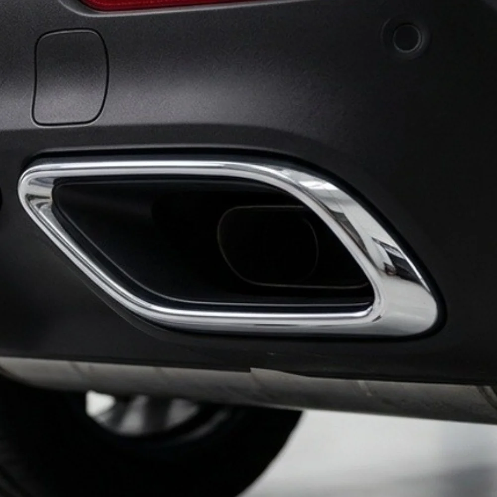 Tail Throat Chrome Trim Frame Replacement for Mercedes-For For GLC Class W254 and For X254 2023 2024 2025 Left Side