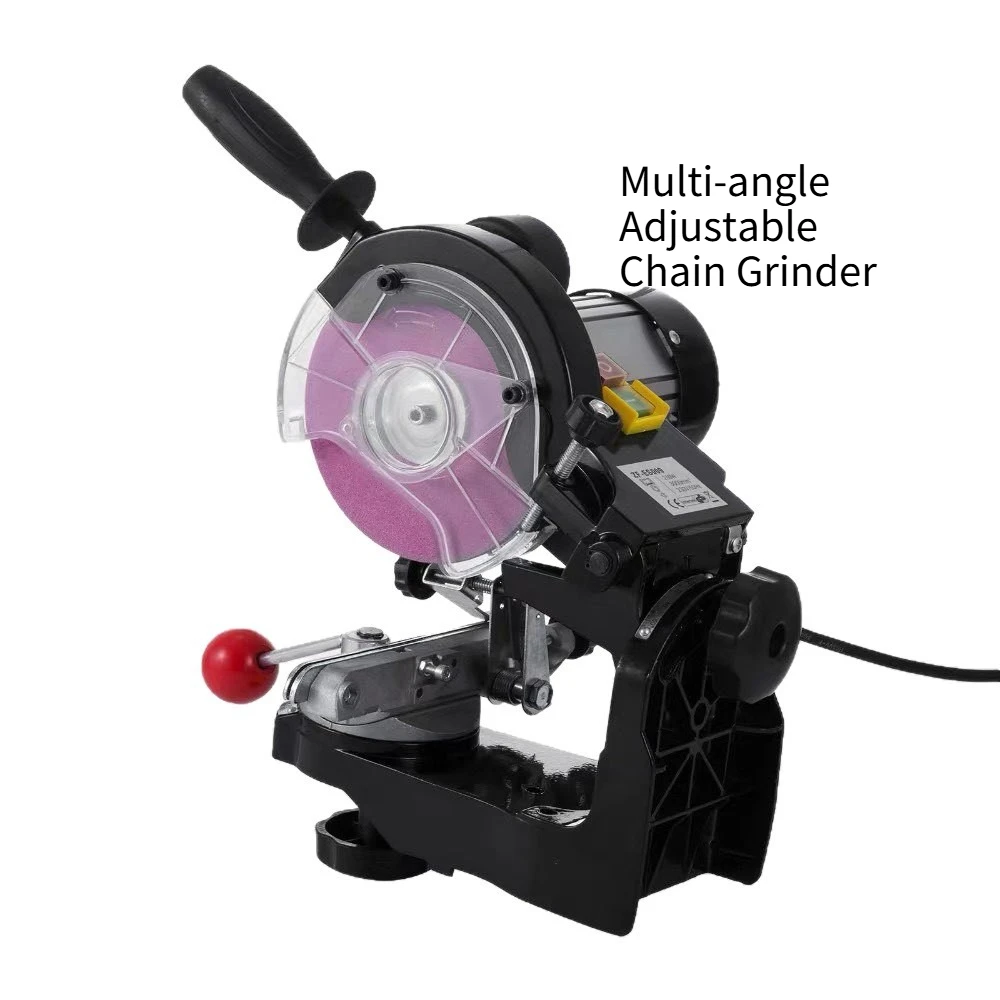 Electric Saw Chain Grinder 110V 230W Multi Angle Adjustable Professional Bench Sharpener Fast Precision Heavy Duty for Chainsaw