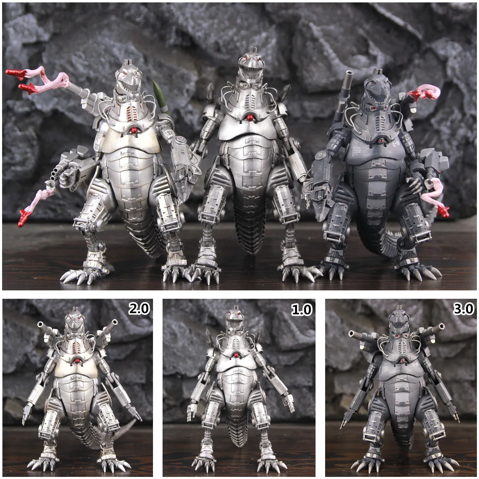 

Machinery Monster Mecha Gojira 20cm 8" Action Figure 2018 Movie Ready Player One Edition Head To Tail 28cm Toys Doll Model