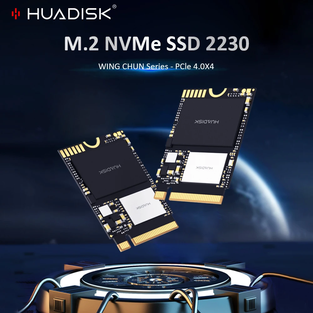 HUADISK M.2 2230 Gen4 PCIe 4.0 X4 NVMe Internal Solid State Drive 1TB 2TB SSD Hard Disk  For Steam Deck Surface Pro