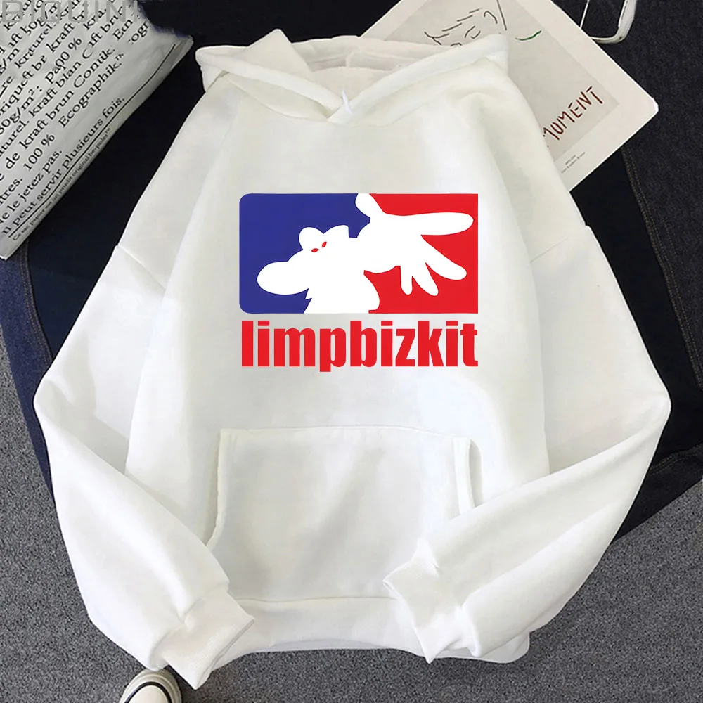 Limp Bizkit Men's Hoodies Classic Round Neck Long Sleeve Oversized Fleece Hooded Sudaderas Unisex Pullovers Hoody Sweatshirts