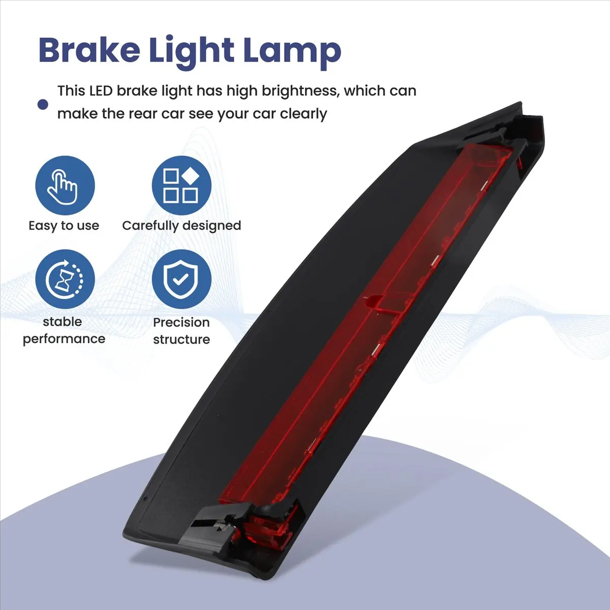 

Attractive- Rear Tail Light Center High Mount Third 3rd Stop Brake Light Lamp for Audi A4 B8 2009-2016 8KD945097