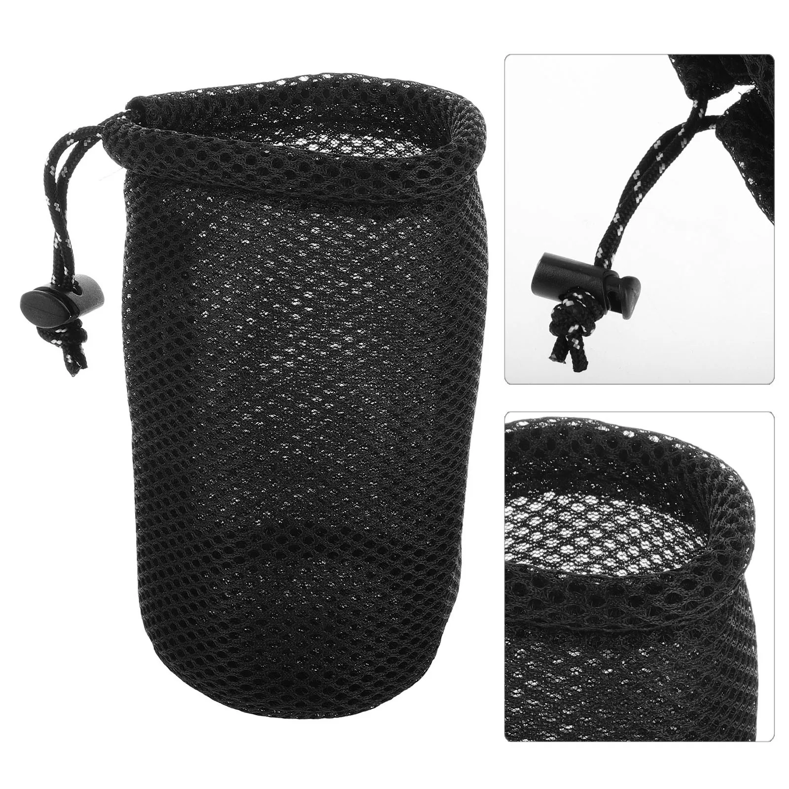 

Breathable Mesh Camping Storage Bag for Cookware Utensils Portable Camping Kitchen Organizer with Drawstring for Hiking