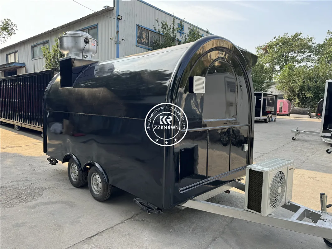 CE DOT Mobile Fast Food Van Coffee Carts Food Trailer For Sale Ice Cream Pizza Truck Catering