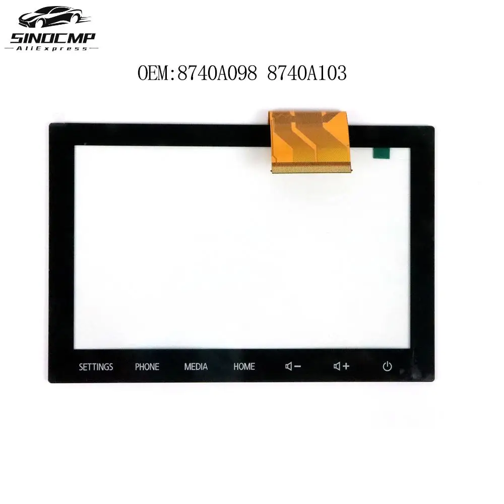 

8 Inch Touch Screen Digitizer NAV 8740A098 8740A103 Radio For Mitsubishi Outlander 2019-2022 Mirage 2019-2022 Radio Touch Screen